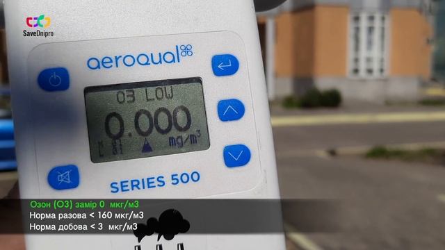 Замір якості повітря Aeroqual S500: Дніпро, ж/м Ломівський , 10 вересня 2020 смотреть онлайн