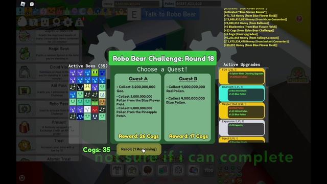How i nearly beat round 20 as a noob blue hive! Tips&tricks to beat r20 Bee Swarm Simulator смотреть онлайн