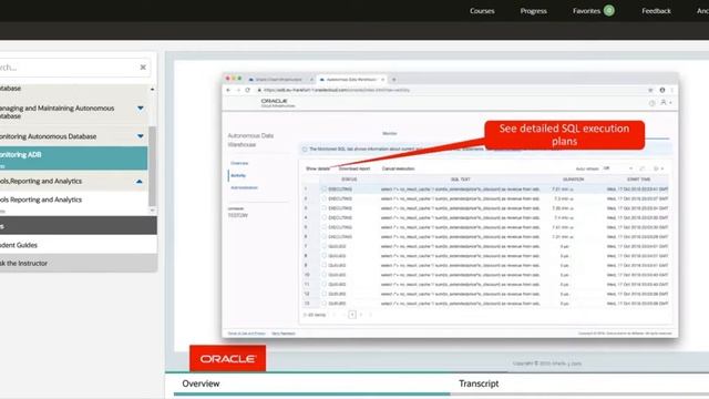 5. Monitoring Autonomous Database смотреть онлайн