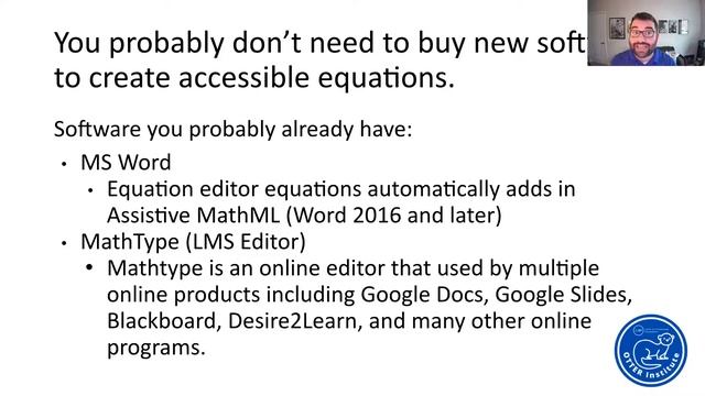Math Accessibility Workshop смотреть онлайн