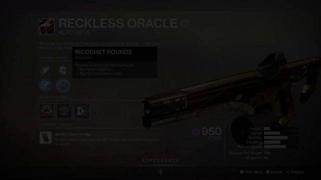 How to get Reckless Oracle Auto Rifle and Reckless Oracle God Roll Destiny 2 смотреть онлайн