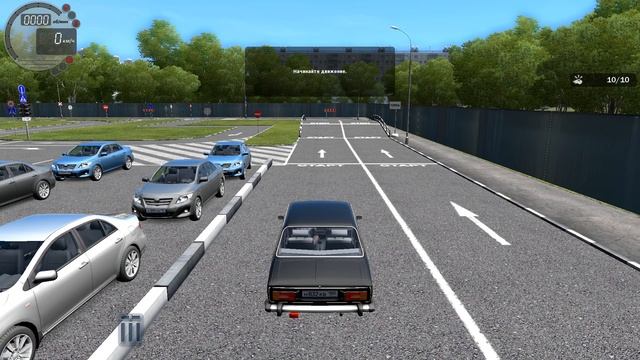 City Car Driving | Прохождение карьеры | Снова экзамен смотреть онлайн