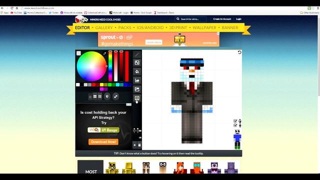 Minecraft Windows 10 Edition Get Your Own Custom Skin Tutorial смотреть онлайн