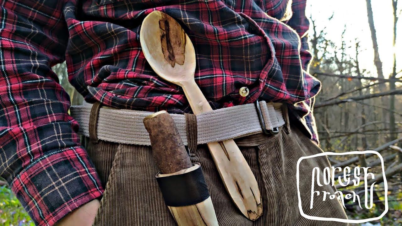 Изготовление универсальной ЛЕСНОЙ ложки смотреть онлайн