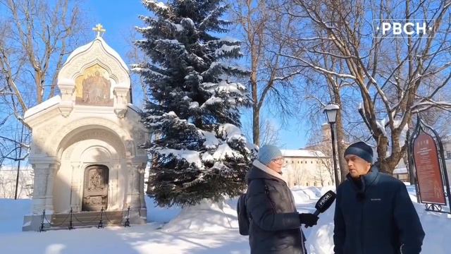 Пилот САРМАТ ГАЗЕЛИ в Суздале у родовой усыпальницы князей Пожарских 14 02 2024 смотреть онлайн