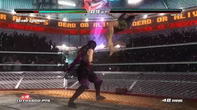 DOA5LR - Hayate/Kokoro Survival Mode (True Fighter) смотреть онлайн