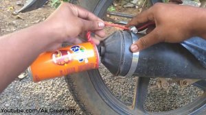 Лайфхак! Как  сделать звук глушителя на мопеде