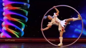 Народный эстрадно-цирковой ансамбль "Романтики" Цирковой номер - Колесо "Sira"