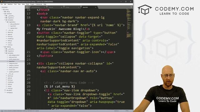 Create An Edit Profile Page - Django Blog #23 смотреть онлайн