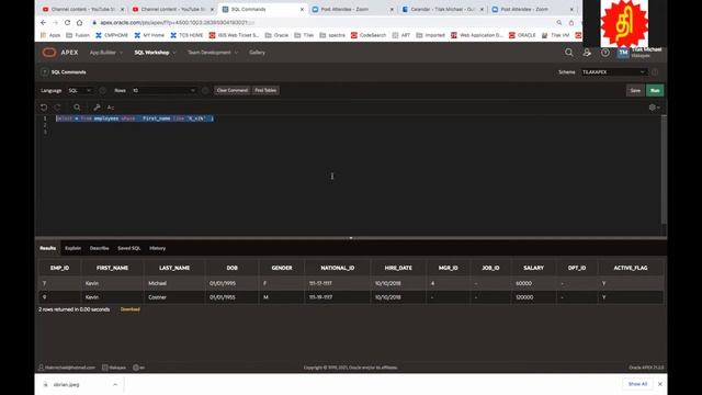 Oracle SQL 5 : Commit and Rollback смотреть онлайн