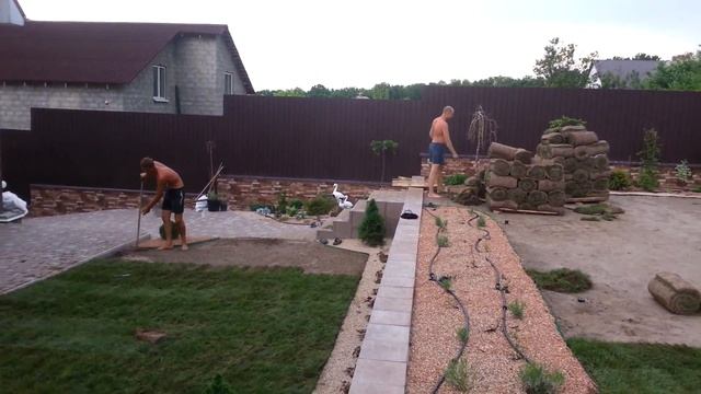 Укладка травы в рулонах! смотреть онлайн