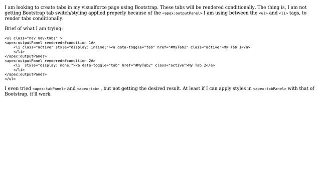 Salesforce: Dynamic bootstrap tabs using visualforce not working (2 Solutions!!) смотреть онлайн