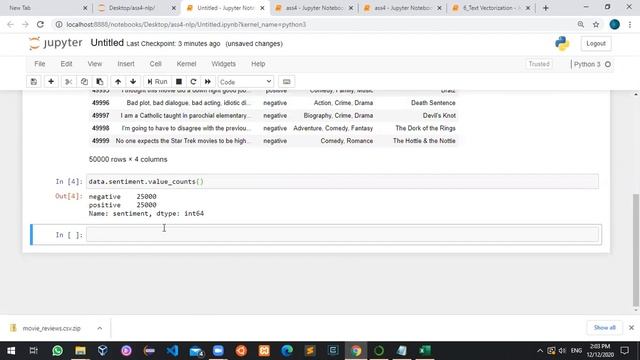 Classifying data - python - classify how many positive and negative reviews I have - python - NLP смотреть онлайн