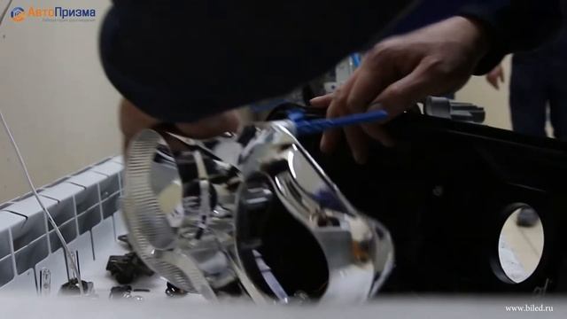 Range Rover Установка светодиодных линз Lumisfera Far 3.0