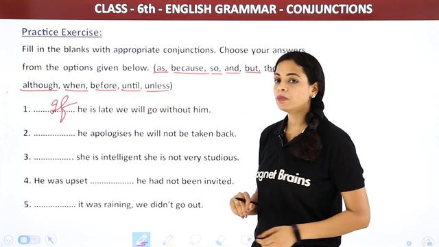 Conjunction Exercises | Class 6 English Grammar смотреть онлайн