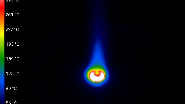 Горение спирта в тепловизоре смотреть онлайн