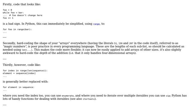 Code Review: Add two 4-D arrays in Python (2 Solutions!!) смотреть онлайн
