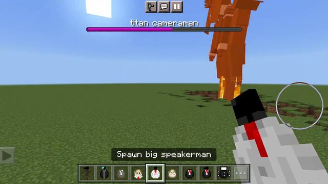 Minecraft (мод под названием "Skibidi toilet vs Cameraman") смотреть онлайн