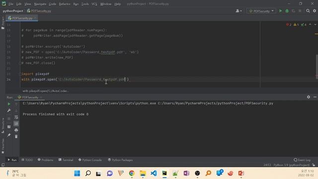 파이썬(Python) - PDF 문서 텍스트 추출/암호화/복보화 (Feat. 업무자동화/보안) смотреть онлайн