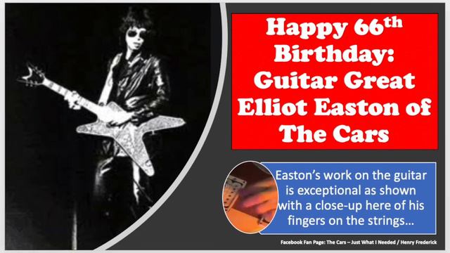Happy 66th Birthday: Guitar Great Elliot Easton of The Cars смотреть онлайн