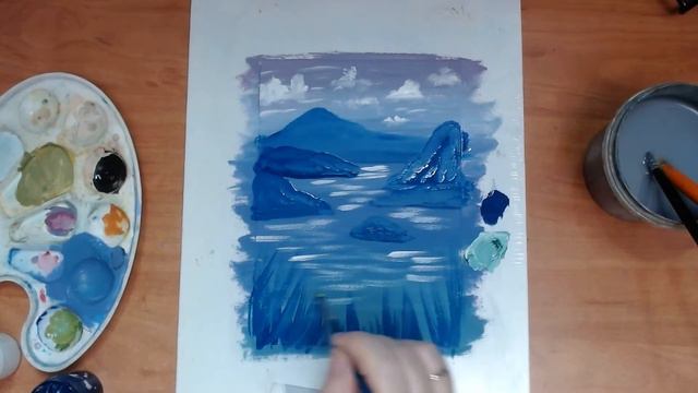 Тишина. Гуашь. смотреть онлайн