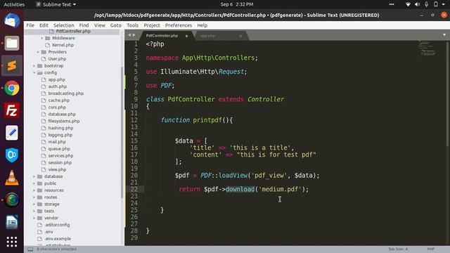 How to Generate pdf in laravel ? | Hindi смотреть онлайн