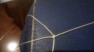 Рамовая сеть, посадка. Компактный и крепкий узелок.