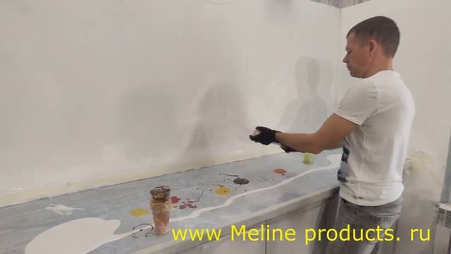 Набор №45. Столешница под натуральный камень. Своими руками. Процесс шаг за шагом. смотреть онлайн