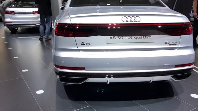 2022 Audi A8 50 TDI Quattro Silver Metallic | In-Depth Video Walk Around смотреть онлайн