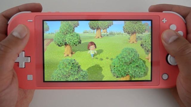 Animal Crossing New Horizons Gameplay on Coral Edition Nintendo Switch Lite смотреть онлайн