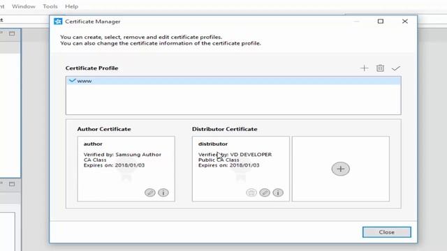 Сертификаты для работы с Samsung Tizen SDK IDE 1.1.1 смотреть онлайн