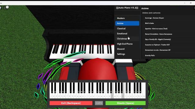 Roblox piano script смотреть онлайн
