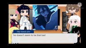 anime characters react to each other||suicidical charecters react||pt2||rachel gardner||gachalclub