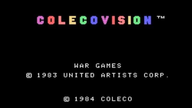 WarGames - ColecoVision (Coleco 1984) - Video Games Based On Movies