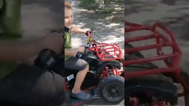 Квадроцикл кроссер 1000 ват красный