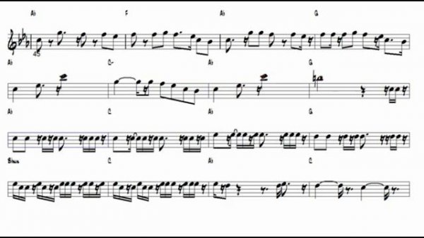 28 Imagine Dragons Believer 3b Tenor saxophone notes sheets at +15 cels.