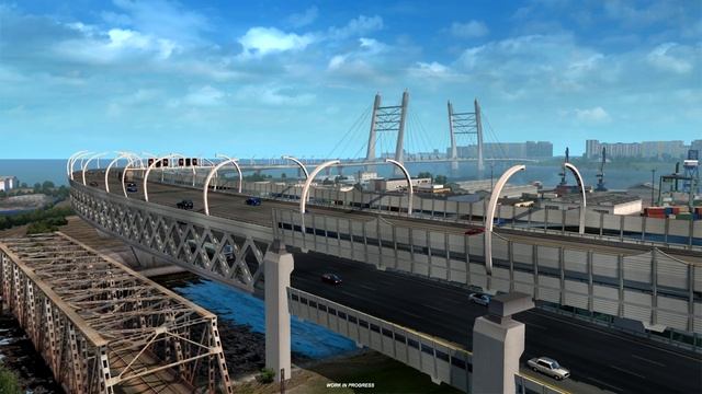 Путевые заметки #22. Питер в ETS 2! смотреть онлайн