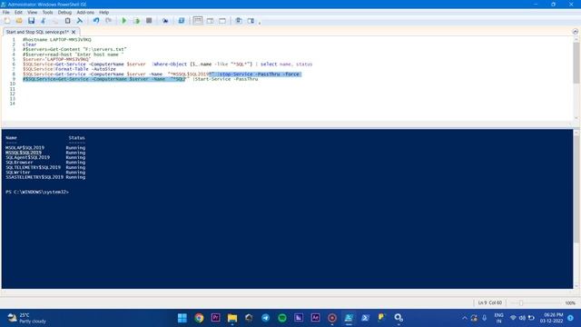 Start - Stop SQL Service | Tutorial Basics смотреть онлайн
