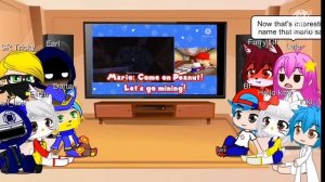 Every cameo Reacts Mario plays Minecraft