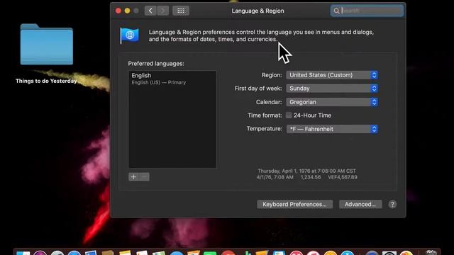 How To Change The Type Of Calendar On A Mac Computer Apple Mac Computers