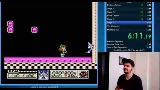 Tiny Toon Adventures (NES) Dendy Speedrun Мировой рекорд- Тини Тун Нинтендо Денд.mp4 смотреть онлайн