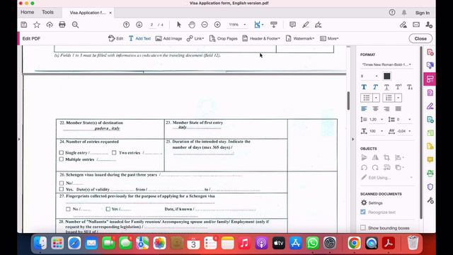 How To Fill Visa Application Form D For Italy Study Visa| Study in Italy| Visa Application смотреть онлайн