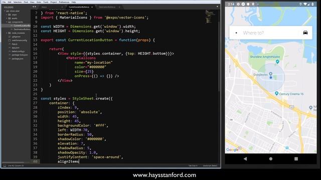 UBER Clone #3 | Center the GPS Map | Beginners++ смотреть онлайн