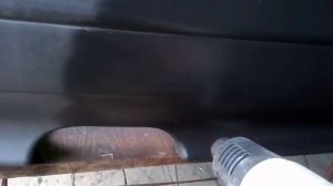 восстановление цвета выгоревшего пластикового бампера