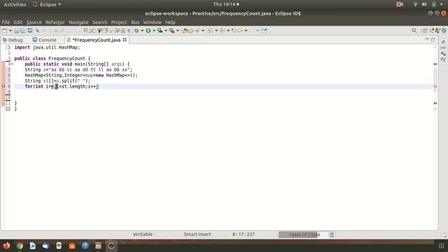 Calculating frequency of words in a string using hashmap in O(n) time.Easy Steps смотреть онлайн