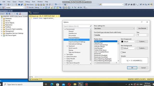 Increase Font Size in SQL смотреть онлайн
