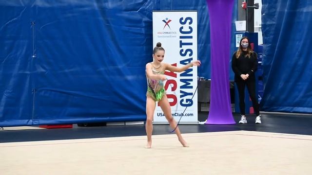 Художественная гимнастика чемпионат США 2021, скакалка смотреть онлайн