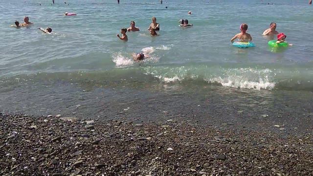 Сочи август 2019 пляж "Приморский" смотреть онлайн