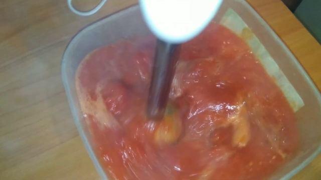 Томатный сок с болгарским перцем. смотреть онлайн