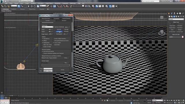 3D Max. Упражнение №37. Mental Ray. Создание эффекта каустики. смотреть онлайн